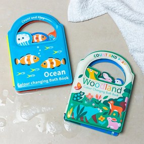 Интерактивна играчка Colour changing bath book Ocean – Rex London