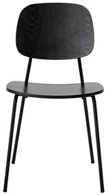 Черен трапезен стол Monza - Bloomingville