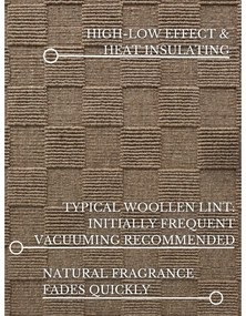 Кафява ръчно изработена вълнена пътека 80x200 cm Scala – Villeroy&amp;Boch