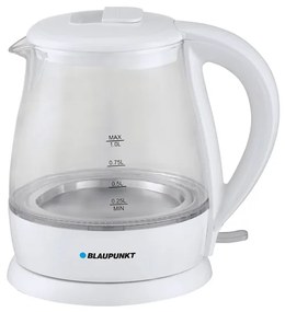 Blaupunkt Електрическа кана за вода EKG301, стъклена, 1630 W, 1 L