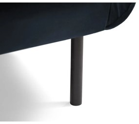 Тъмносиньо кадифено кресло Vienna - Cosmopolitan Design
