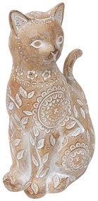 Декоративна фигура atmosphera Lindo, Смола, Бежов, 19 cm