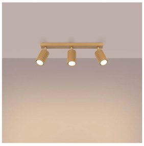 Прожектор в златист цвят 6,5x45 cm Gleam – Sollux