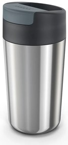 Чаша за пътуване в тъмносиньо-сребристо 450 ml Sipp - Joseph Joseph