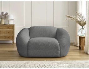 Сиво кресло от букле Tina – Bobochic Paris
