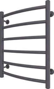 Стълбовиден радиатор за баня INOX CLASSIC 120W/230V 57x43 cm инокс/антрацит