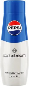 Концентриран сироп SodaStream Pepsi, 440 мл, До 9 л, Без алергени и ГМО, Бял/син