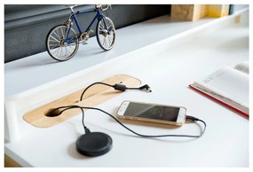 Светлосива работна маса ASHME - Ragaba