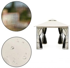 Градинска палатка 3х3 м с мрежа против комари 2в1