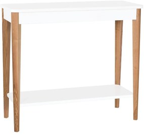 Бяла конзолна маса, широчина 85 cm Ashme - Ragaba