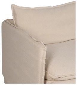 Кремав ленен диван 210 cm – Ixia