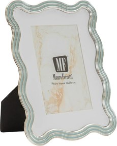 Светлосиньо-сребриста метална стояща рамка 17,5x22,5 cm Elizabeth – Mauro Ferretti