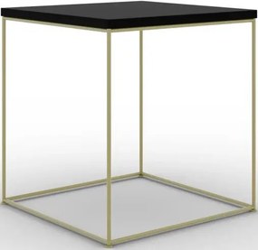 Странична маса Dente mini-Черно - златисто