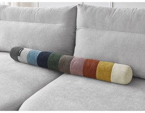 Светлосив ъглов диван Aden – Bobochic Paris