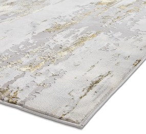 Kилим в светлосиво и златисто 80x150 cm Apollo – Think Rugs