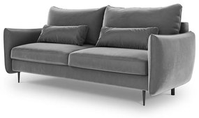Светлосив разтегателен диван с място за съхранение Vermont - Cosmopolitan Design