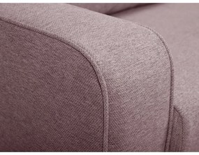 Светлорозов разтегателен диван 160 cm Come – Bobochic Paris