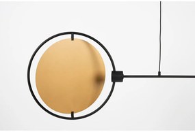 LED затъмняващо се висящо осветително тяло в цвят жълта охра и черно Sirius – Zuiver