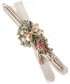 Коледни украси в комплект от 3 бр. от полиресин Skis – Dakls