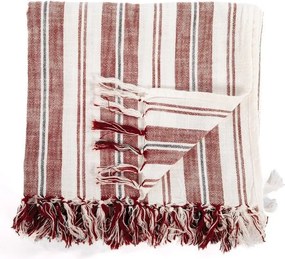 Теракотено памучно одеяло 150x200 cm Indira – Tiseco Home Studio