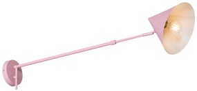 Дизайнерски стенен аплик розов регулируем - Triangolo