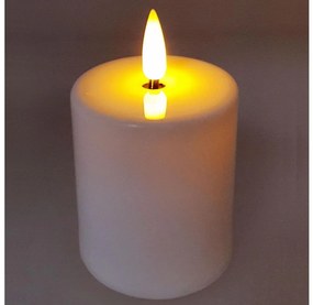 LED Candle LED/2xAA топло бяло 9 см бял