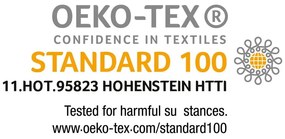 Бяло-сиво двойно памучно спално бельо 200x200 cm Goyave – douceur d'intérieur