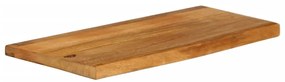 370574 vidaXL Плот за маса, жив ръб, 80x30x3,8 см, масивно дърво манго