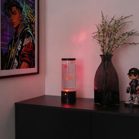 Тръбна лампа с балончета черна 30 см вкл. LED RGB - Dweller