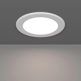 Eglo 901417- LED вградено осветително тяло за баня FUEVA LED/6,3W/230V pr. 11,9 cm IP44 бяло