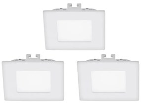 Eglo 94733 - Комплект 3x LED Осветление за окачен таван FUEVA 1 1xLED/2,7W/230V