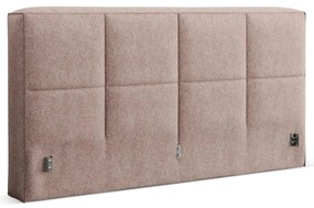 Светлорозова тапицирана табла за легло 209x100 cm Darren – Micadoni