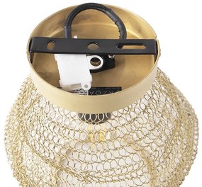 Ориенталски таванен аплик златен - Nidum Bene