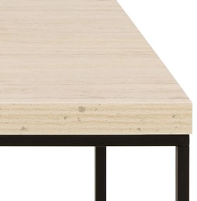 Бежова масичка за кафе с плот от имитация на мрамор 55x110 cm Barossa – Actona