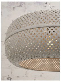 Бяла бамбукова висяща лампа , ⌀ 60 cm Palawan - Good&amp;Mojo