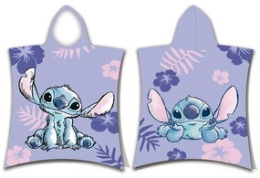 Лилав хавлиен бебешки халат Lilo and Stitch - Jerry Fabrics