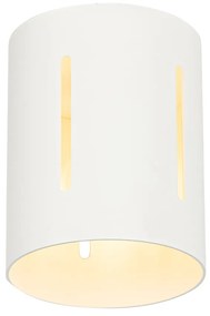 Дизайнерска таванна лампа бяла със светлинен ефект - Yana