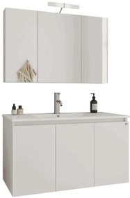 Комплект за баня Drop Verona 90-Бял