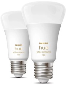 LED комплект крушки 2 бр. E27, 11 W White ambiance – Philips Hue