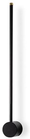 Черна LED стенна лампа ø 7 cm Sword – Opviq lights