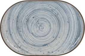 Плато овал LA MEDITERRANEA Swirl, Порцелан - 30x20 cm