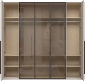 Гардероб Dutchess петкрил 3 стъкло