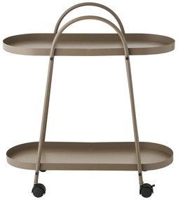 Метална маса за сервиране на колелца 27,5x60 cm Empoli – House Nordic