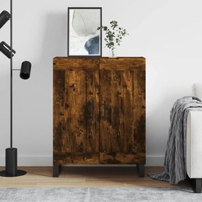830225 vidaXL Сайдборд, опушен дъб, 69,5x34x90 см, инженерно дърво