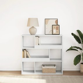 854436 vidaXL Библиотека/разделител за стая, бяла, 100x33x94,5 см