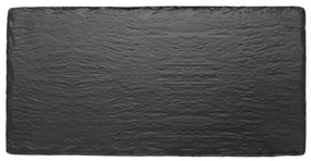 Kulsan - Меламиново плато правоъгълно 16,2x32,5xh1см GN1/3 BLACK SLATE EFFECT-(47013.BL)