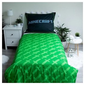 Памучно детско спално бельо за единично легло 140x200 cm Minecraft Survival Mode - Jerry Fabrics