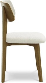 Кремав трапезен стол от масивна дървесина Niu – Makamii