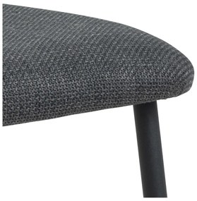 Антрацитни трапезни столове в комплект от 2 броя Denise - Actona