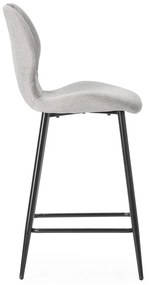 Бежови тапицирани бар столове в комплект 2 бр. (височина на седалката 65 cm) Muli – Marckeric